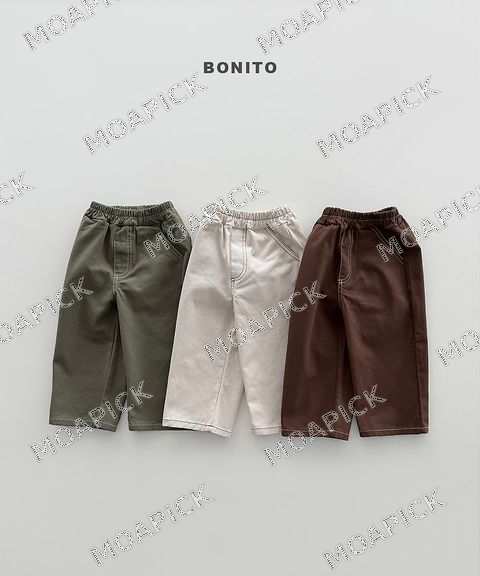 스티치코튼팬츠