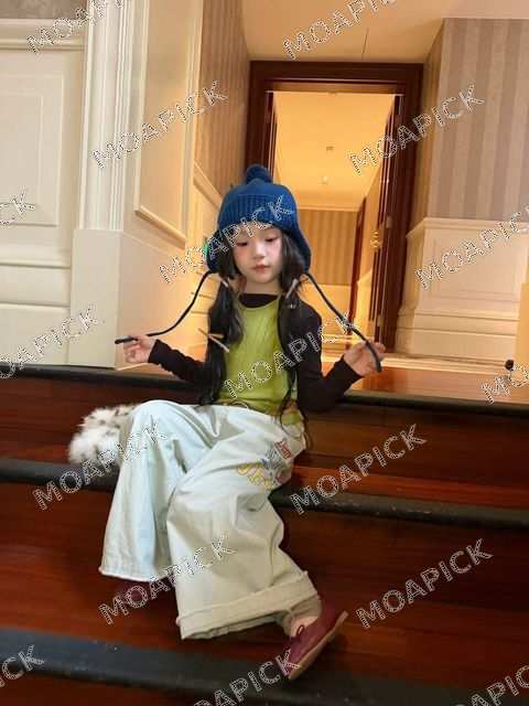 아트프린트와이드팬츠