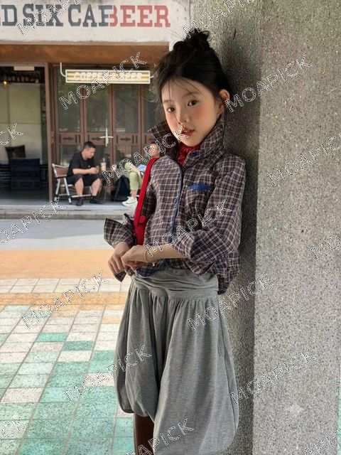 타탄체크버튼셔츠