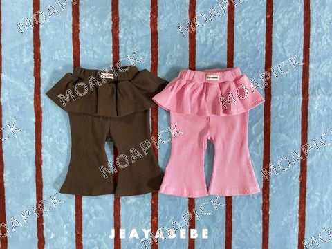 프릴부츠컷팬츠