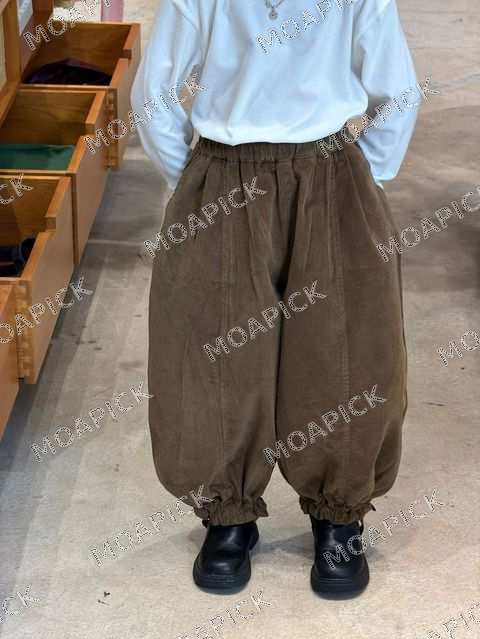 스카우트코듀로이벌룬팬츠