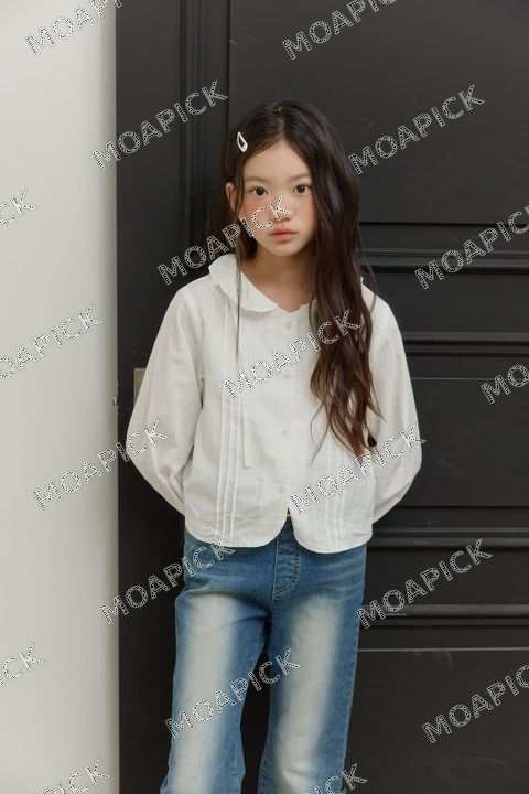 B01핀턱카라블라우스
