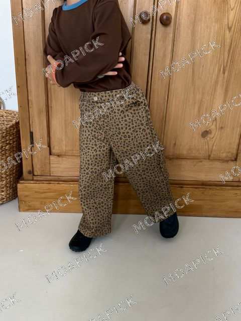 레오파드와이드팬츠