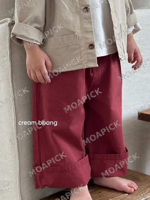 와이드코튼팬츠