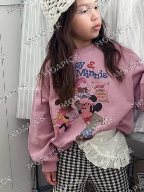 디즈니정품미키미니맨투맨