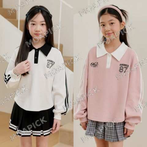 러블리배색카라티