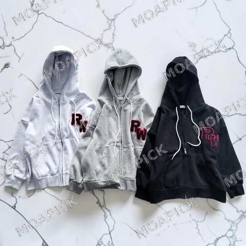 RW부클자수박스후드집업