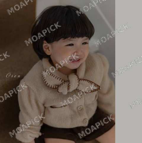 마농니트리본가디건