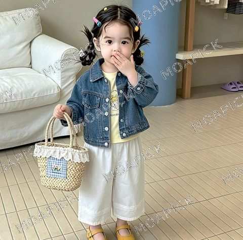 작은데님청자켓