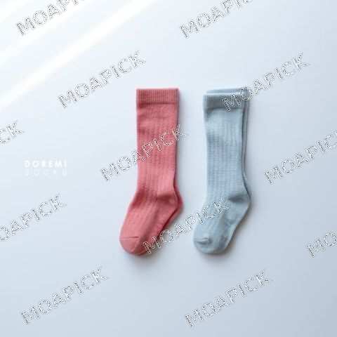 러블리루미니삭스 코랄핑크스카이블루 (2P)