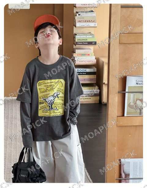 다이노소어레이어드티셔츠