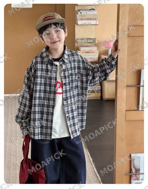 클리프체크셔츠남방