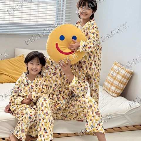 옐로디즈니패밀리잠옷