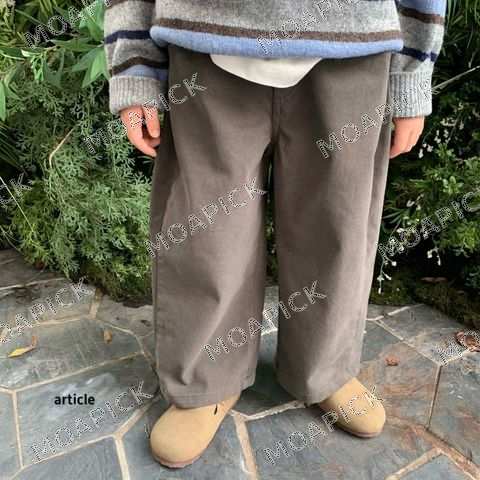 오린옆주름팬츠