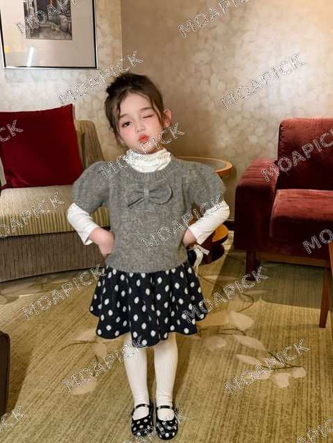 스윗블랙도트스커트