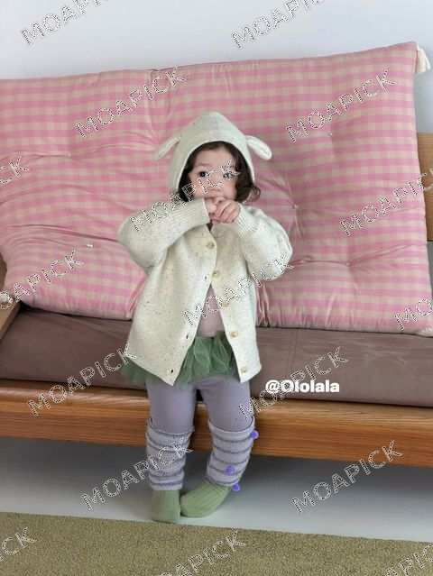 겨울)밀크베이비후드니트