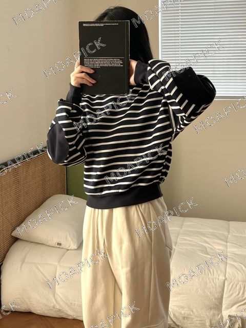 엘보패치맨투맨