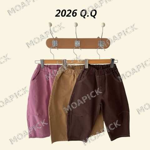 핀턱보이핏면직기팬츠