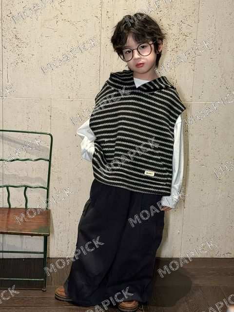 단가라후드니트조끼