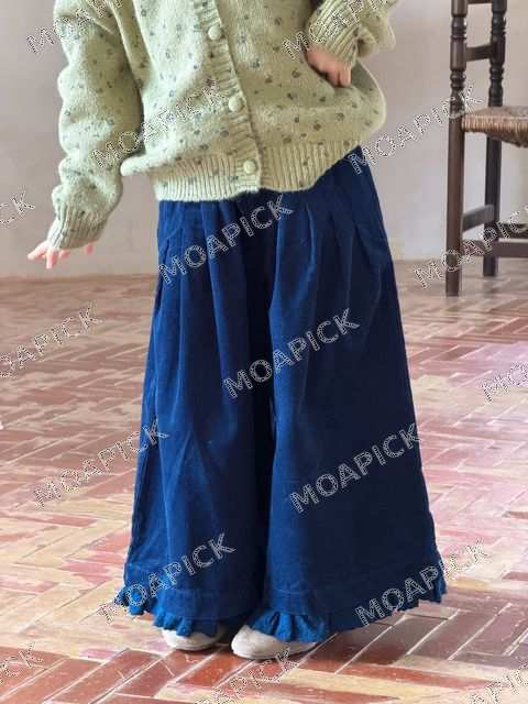 블루레이스코듀로이와이드팬츠