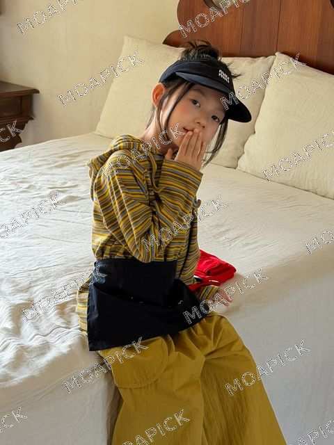 옐로단가라후드티셔츠