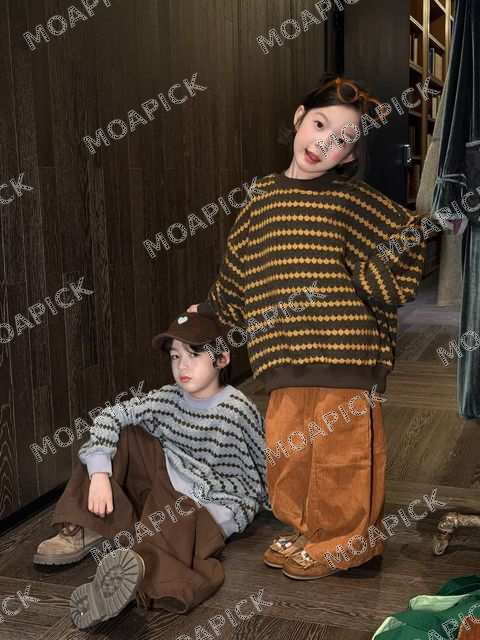 오렌지코듀로이팬츠