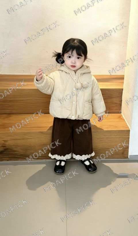 방울니트후드점퍼