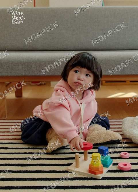 후리스핀턱팬츠