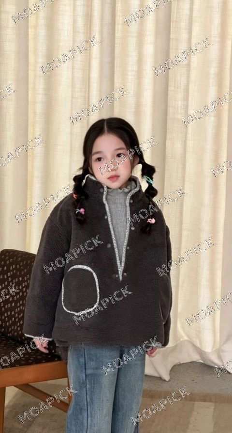꽃뽀글이양면점퍼