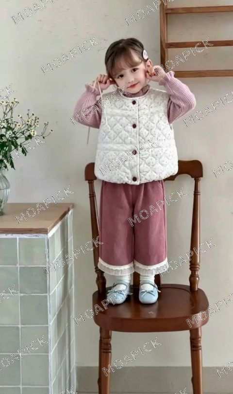 샤밑단레이스팬츠