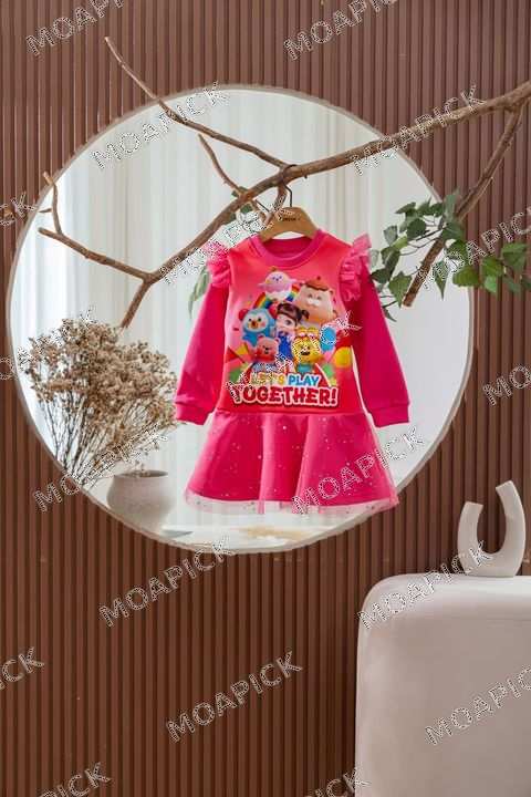 TEE4220엉뚱발랄콩순이투게더원피스