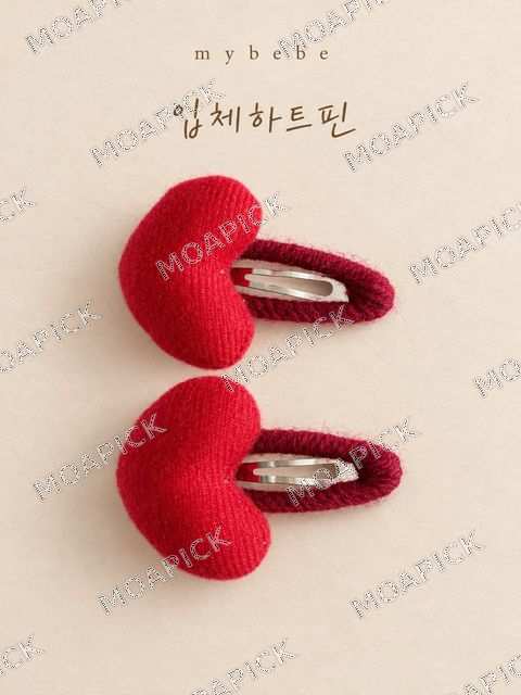 입체하트핀(2개SET)